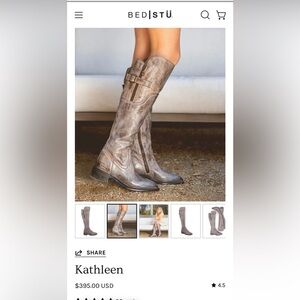 Bed Stu Tall Boot **BRAND NEW**